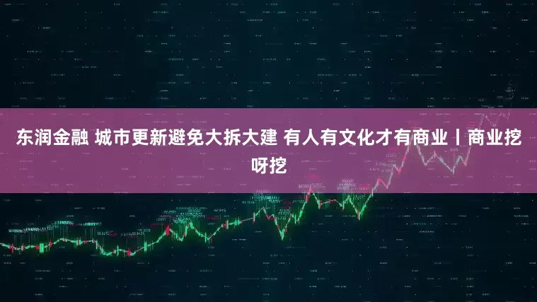 东润金融 城市更新避免大拆大建 有人有文化才有商业丨商业挖呀挖